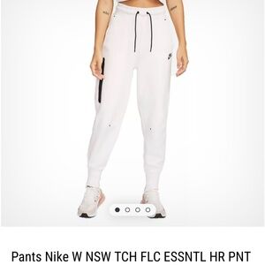 Nike Women's White Fleece Joggers